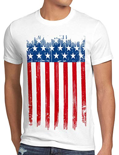style3 USA Flagge Herren T-Shirt Banner vereinigte Staaten von Amerika us Stars Stripes