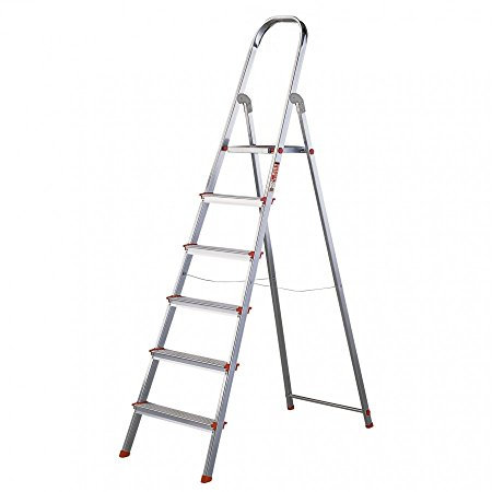 Rolser S.A. - Escalera Aluminio 6 peldaños