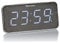 ROADSTAR Radio Reloj Despertador CLR-2615 New, 2 Alarma, Negro/Plata, Talla única Slim