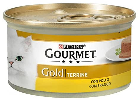 Purina Gourmet Gold Wet Cat Pate, mit Hühnchen - 1 Dose à 85 g