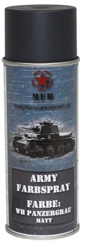 MFH Farbspray Lackspray Army, matt, 400 ml (WH Panzergrau)