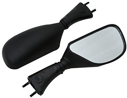 Tengchang Motorrad Seite Rückseite Aussicht Spiegel Passt für Kawasaki Ninja ZX-6R ZX-9R 650R 1998 1999 2000 2001 2002 2003 2006 2007 2008
