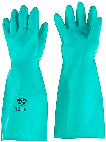MAPA Professional ULTRANITRIL 480, Size 10, Chemical Protective Gloves, (1 Pair)