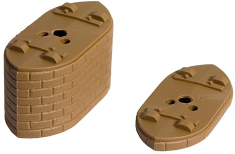 NOCH Pontonpfeiler-Elemente, Modellbau Brücke, 5-teilig, 3 cm hoch ideal für Spurweite H0