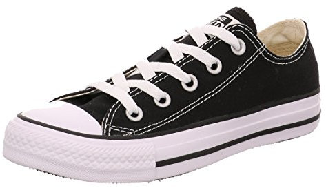 Converse All Star Low Trainers Black Mono Canvas - 7.5 UK