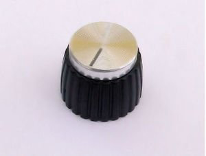Jellyfish Audio Silver Knob for Marshall Amplifiers, push on for splined/split control shafts