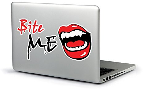 Bite Me Laptop Sticker Sticker