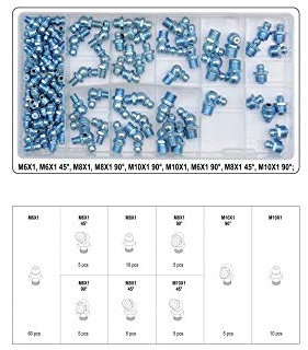 Yato yt-06888 – Fettpresse 110pcs Sortiment Maßband