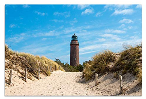 Cuadros Lifestyle Acrylglasbild | Wandbild Glasbild Acrylbild Rahmenlos | Torsten Reuter | Leuchtturm, Größe:150x100 cm