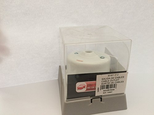 Fontini garby - Salida cables garby porcelana blanco pack