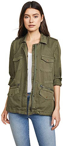 Velvet by Graham & Spencer Women's Ruby Cotton Twill Jacket, Forest, Medium