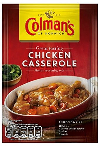 Colman's Casserole Mix Chicken Mix (40g x 12 x 1 pack size)