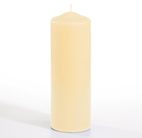 Papstar 1 Karton = 6xStumpenkerze Ø 70 mm · 200 mm creme 13085