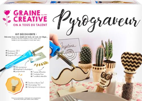 Youdoit Coffret Pyrogravure, Câble électrique, Marron