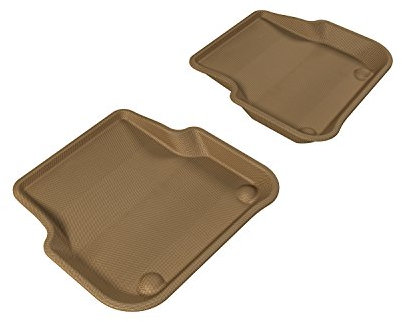 3D MAXpider Allwetter Fußmatten Audi A6 / S6 2005-2011 Passgenaue Auto-Fußmatten Kagu Serie (2. Reihe, Tan)