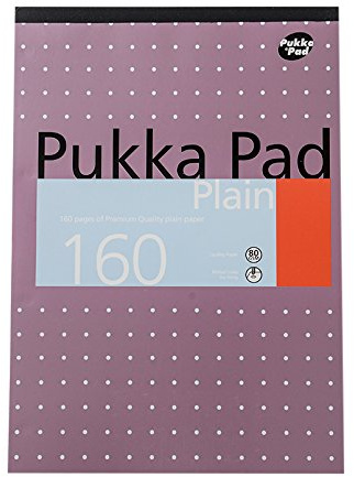 Pukka Pads REF80/1 - Bloc de recambio (A4, 160 páginas), color blanco