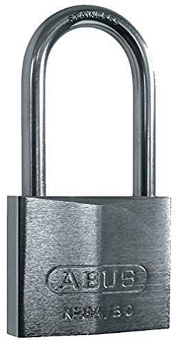 ABUS Vorhängeschloss AB84IB/50HB50 - Robustes Bügelschloss, 50 mm | Langlebiges Vorhängeschloss in Grau – flexibel einsetzbar, hohe Qualität und Haltbarkeit für zuverlässigen Schutz