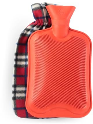 Mobiclinic®, Bolsa de agua caliente con funda suave, Marca española, Térmica para mantener, 2l, Forro algodón, Estampado, Lavable