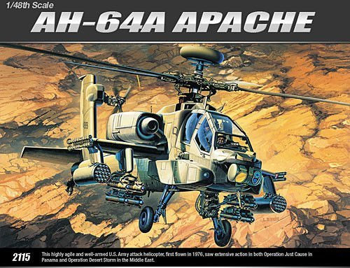 Academy_1/48 Modellbausatz 1/48 AH-64A [MSIP] 12262