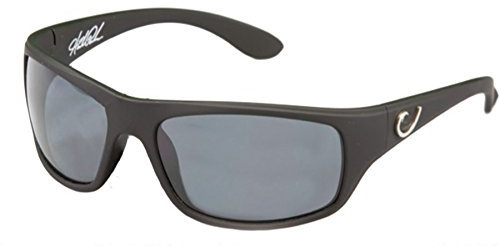 Mustad Sunglasses Gloss Black Frame W/Smoke Lens Sonnenbrille, schwarz glänzend, Einheitsgröße