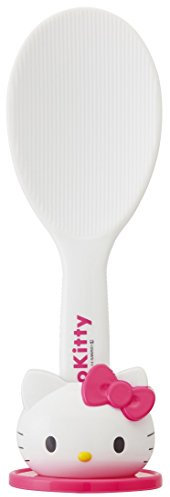 Hello Kitty Sanrio Shamoji (Rice Paddle) with a Stand