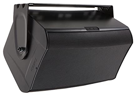 QSC YMS10T Jochhalterung für Black Acoustic Design S10T Lautsprecher, Schwarz
