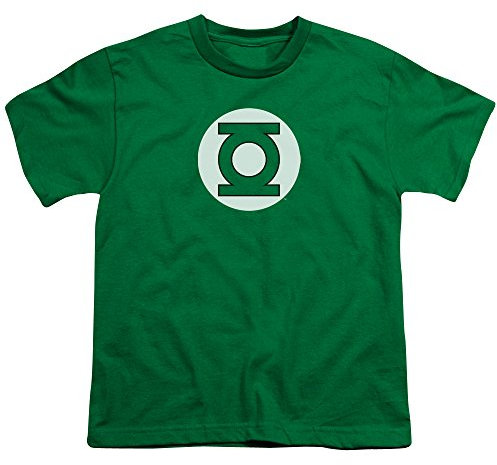 DC/linterna verde logotipo – Los jóvenes de manga corta camiseta de manga corta – Kelly verde