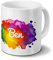 digital print Tasse mit Namen Ben - Motiv Color Paint - Namenstasse, Kaffeebecher, Mug, Becher, Kaffeetasse - Farbe Weiß