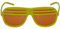Spassprofi Gelbe Atzenbrille Sonnenbrille Shutter Shades Atzenbrillen Brille Partybrille