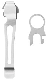 Leatherman Pocket Clip & Lanyard Ring - for Charge, Surge & Wave Models, Silver