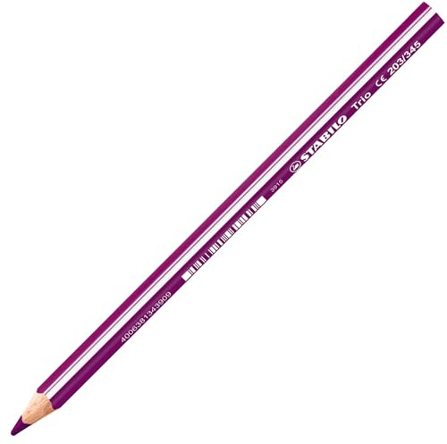 Dreikant-Buntstift - STABILO Trio dick - Einzelstift - rotviolett