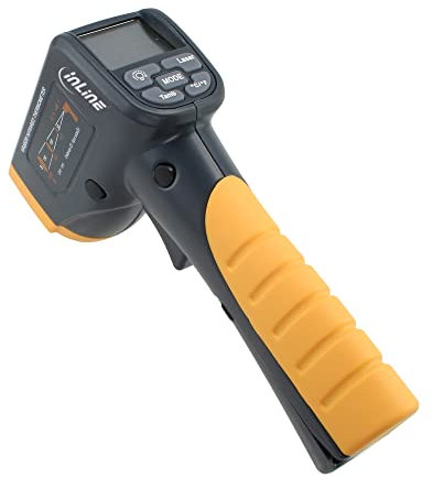 InLine 43119 Infrarot-Thermometer mit LCD-Anzeige, kontaktlos