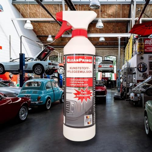 500 ml Kunststoffpflege Emulsion Cockpit Pflegemilch | Auto Armaturen Reiniger Cockpitpflege Kunststoffauffrischung