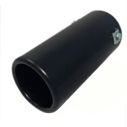 Vivol Auspuffblende rund schwarz 701.3-76B universal Anschluss 45-76mm