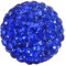 Morella Damen Engels Klangkugel Zirkonia blau Ø 16 mm