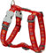 Red Dingo GmbH 9330725042933 Petral Perro Paw Impression Hundegeschirr, Größe: S, rot