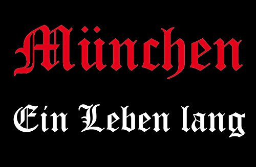 U24 Aufnäher München EIN Leben lang Aufbügler Patch 9 x 6 cm