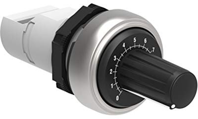 Monoblock-Potentiometer, abgestufte Skala 100 Kohm, 2,95 x 7,4 x 6 cm, schwarz (Referenz: LPCPA100)