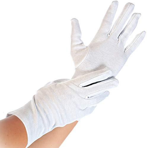 FRANZ MENSCH Baumwoll-Handschuh BLANC Größe L, Paar 2714 Weiß