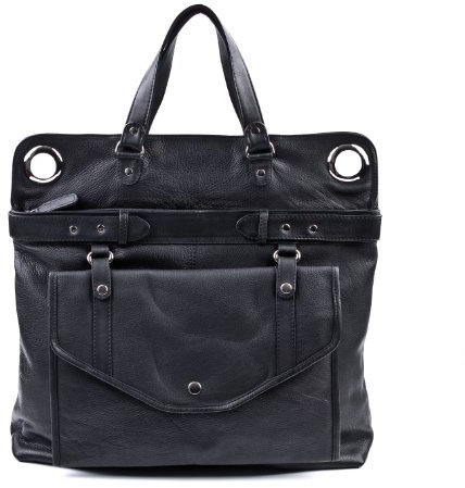 BACCINI große Wickeltasche echt Leder - Baby-Tasche Wendy XL - Schultertasche Damentasche mit Schultergurt - Damen schwarz handgefertigt