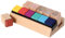TRENDHAUS 928009 Stempel Set, 6 Lehrerstempel mit bunten Stempelkissen, Holzstempel für Kinder, Für Lehrer