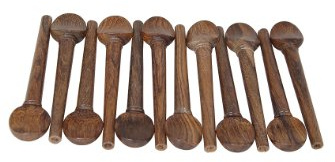 Mid-East Sheesham Oud Pegs 12-Pack