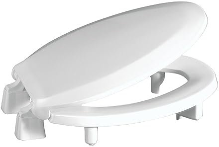 Centoco 3L800STS-001 Plastic Elongated Toilet Seat with Closed Front, White