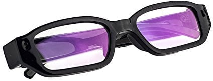KOBERT GOODS K28 Versteckte hochauflösende 5 Megapixel Mini Überwachungs-Kamera in Einer Brille mit Mikrofon Foto Ton und Video-Aufnahmen inklusive USB-ANSCHLUSS und Micro SD