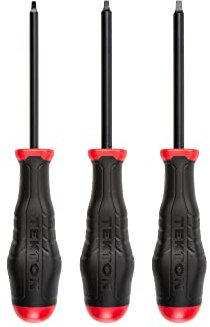 TEKTON 26921 Lot de 3 tournevis à empreinte carrée