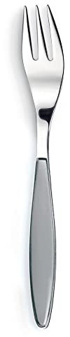 Guzzini Forchetta Dolce Feeling, Grigio Cielo, 15.5 cm