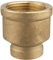 Cornat manicotto con filettatura interna in ottone lucido, a 1 IG, B 1/2 IG, 1 pezzi, t396551