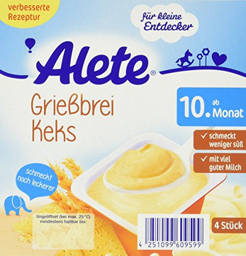 Alete Griessbrei Keks, 6er Pack (6 x 400 g)