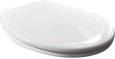 WOLTU Toilettendeckel, WC Sitz mit Absenkautomatik, Quick Release Funktion Klobrille, Kunststoff, Fast Fix/Schnellbefestigung, Softclose Scharnier, Antibakteriell