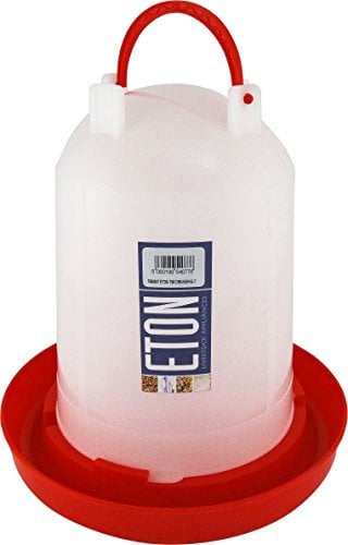Shorefields Eton Plastic Poultry Drinker In 4 Sizes 1.5lit, 3lit, 6lit, 12lit (6 Litre)